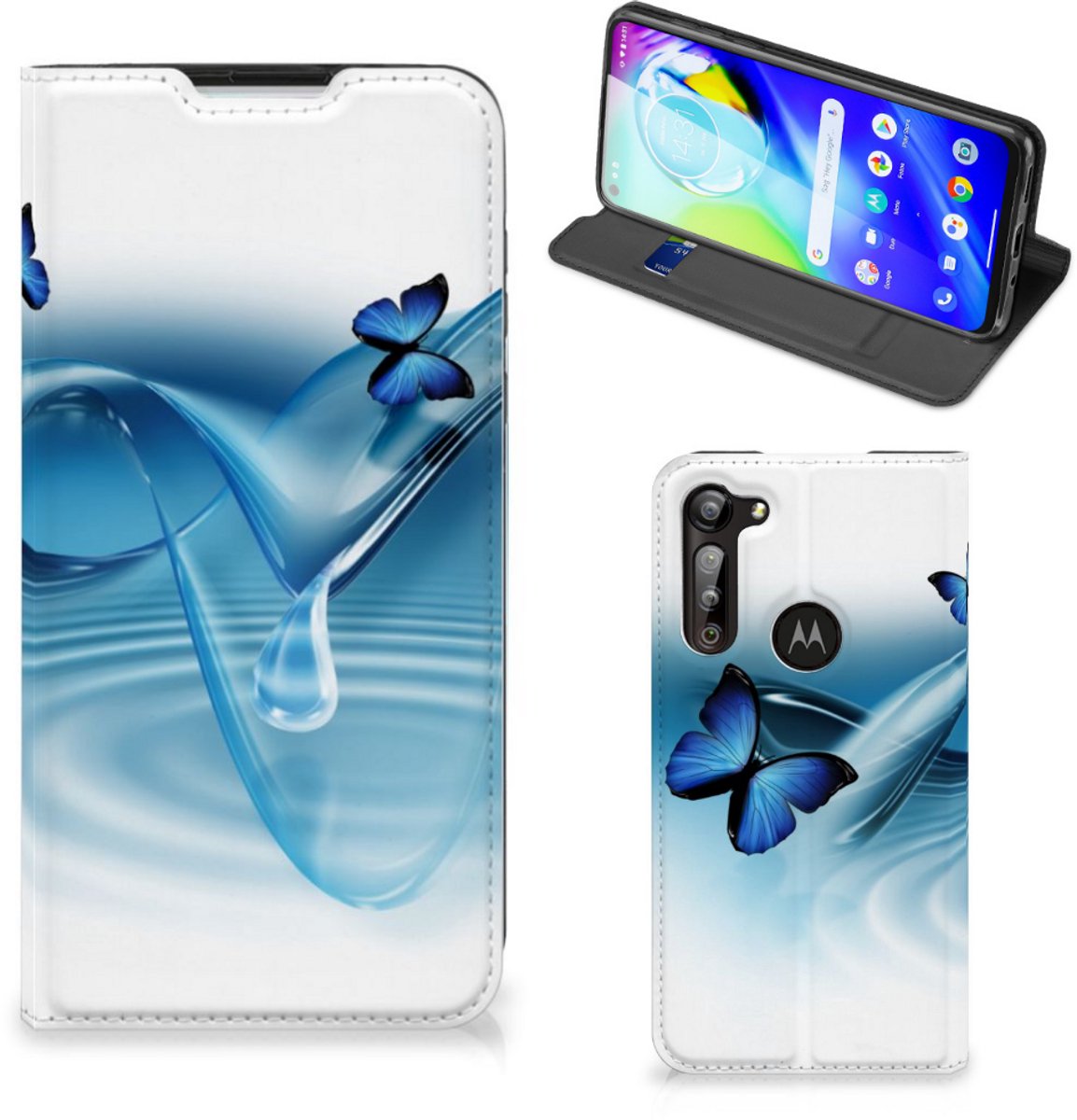 Motorola Moto G8 Power Hoesje maken Vlinders