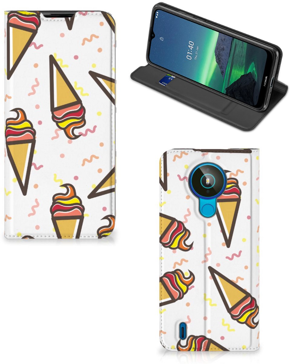 Nokia 1.4 Flip Style Cover Icecream