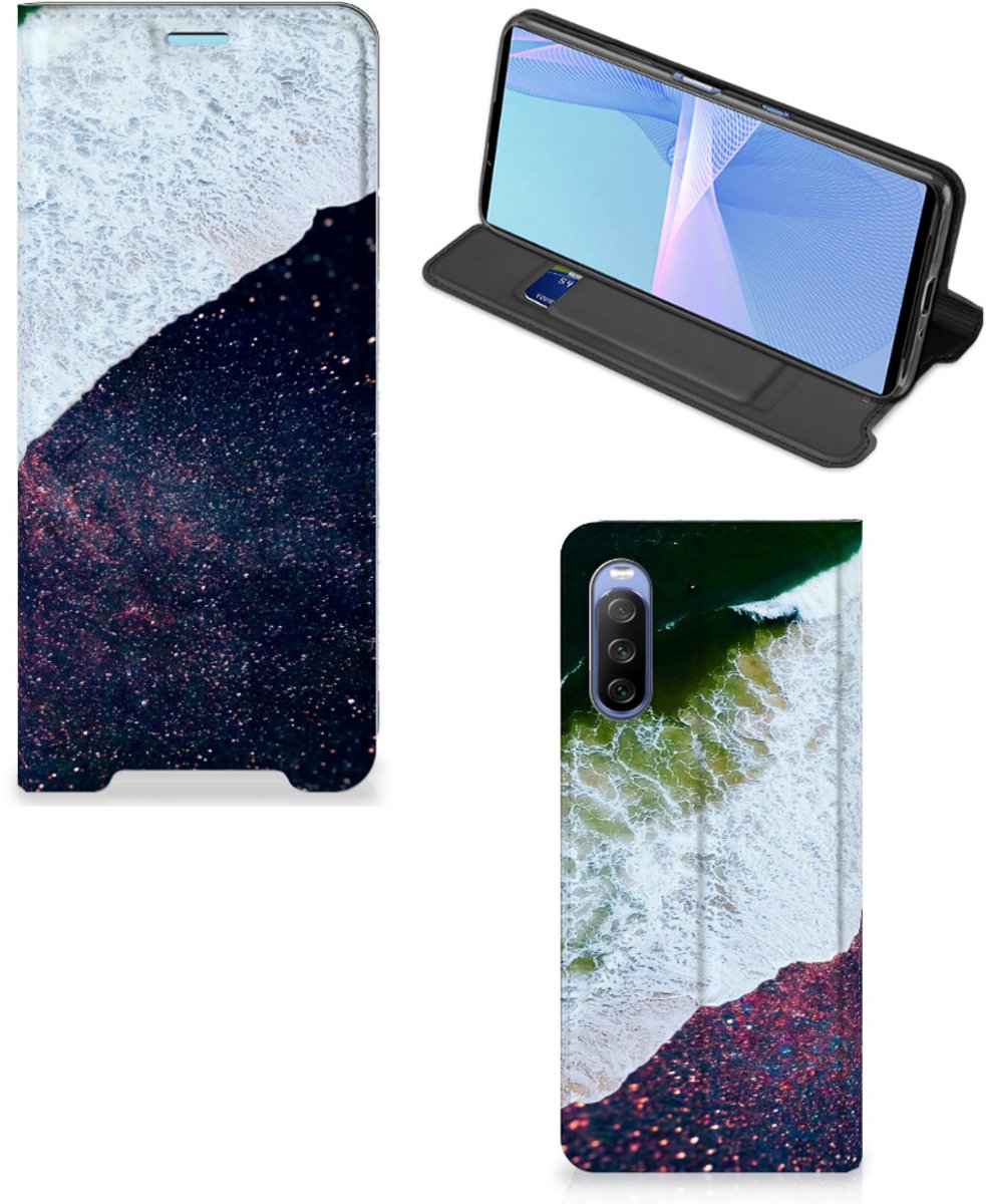 Sony Xperia 10 III Stand Case Sea in Space