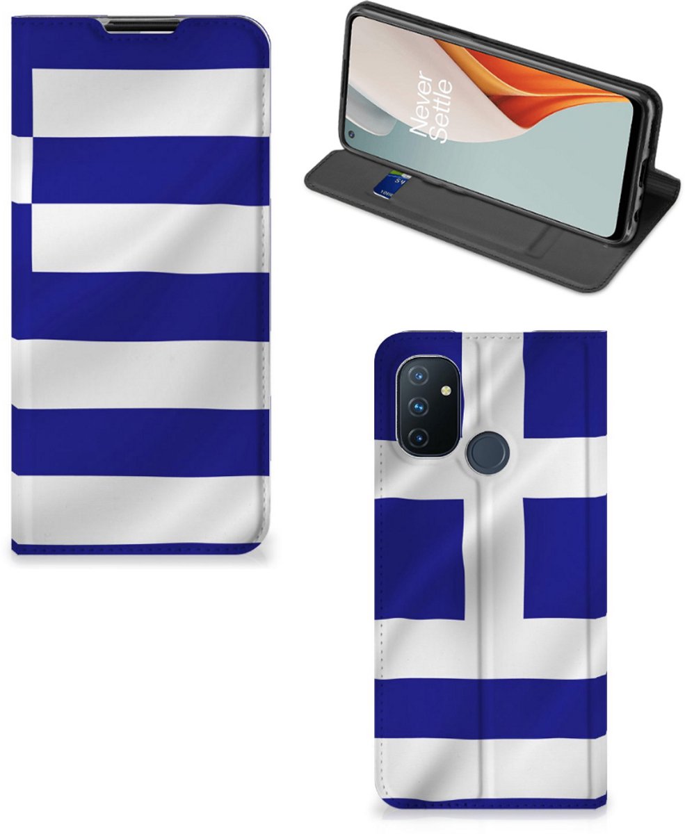 Book Case voor OnePlus Nord N100 Standcase Griekenland