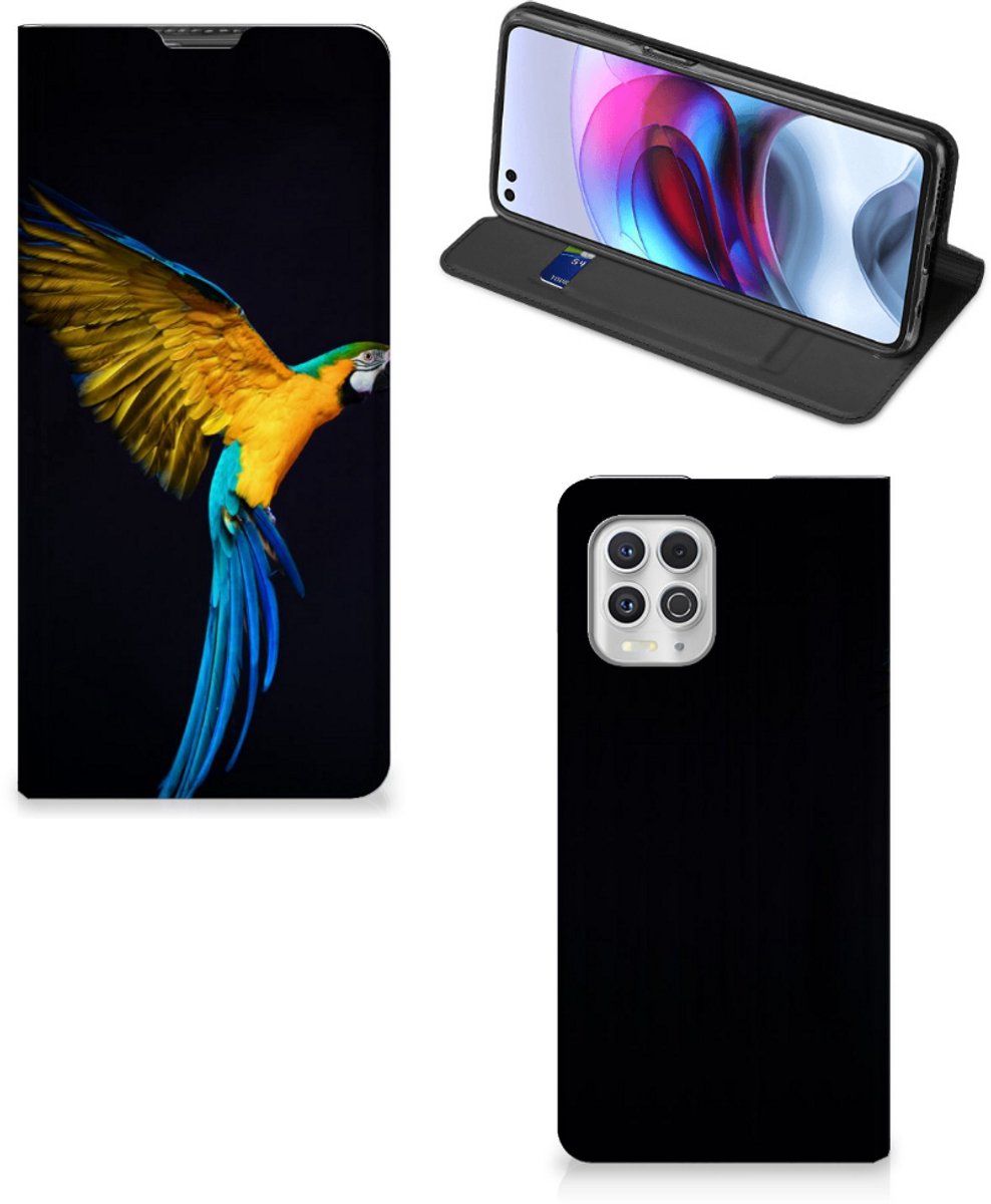Motorola Moto G100 Hoesje maken Papegaai