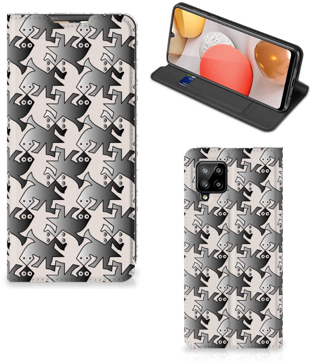 Samsung Galaxy A42 Hoesje maken Salamander Grey