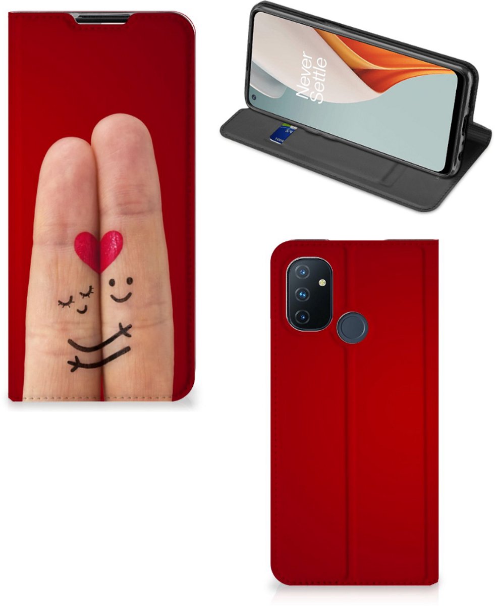 OnePlus Nord N100 Hippe Standcase Liefde - Origineel Romantisch Cadeau