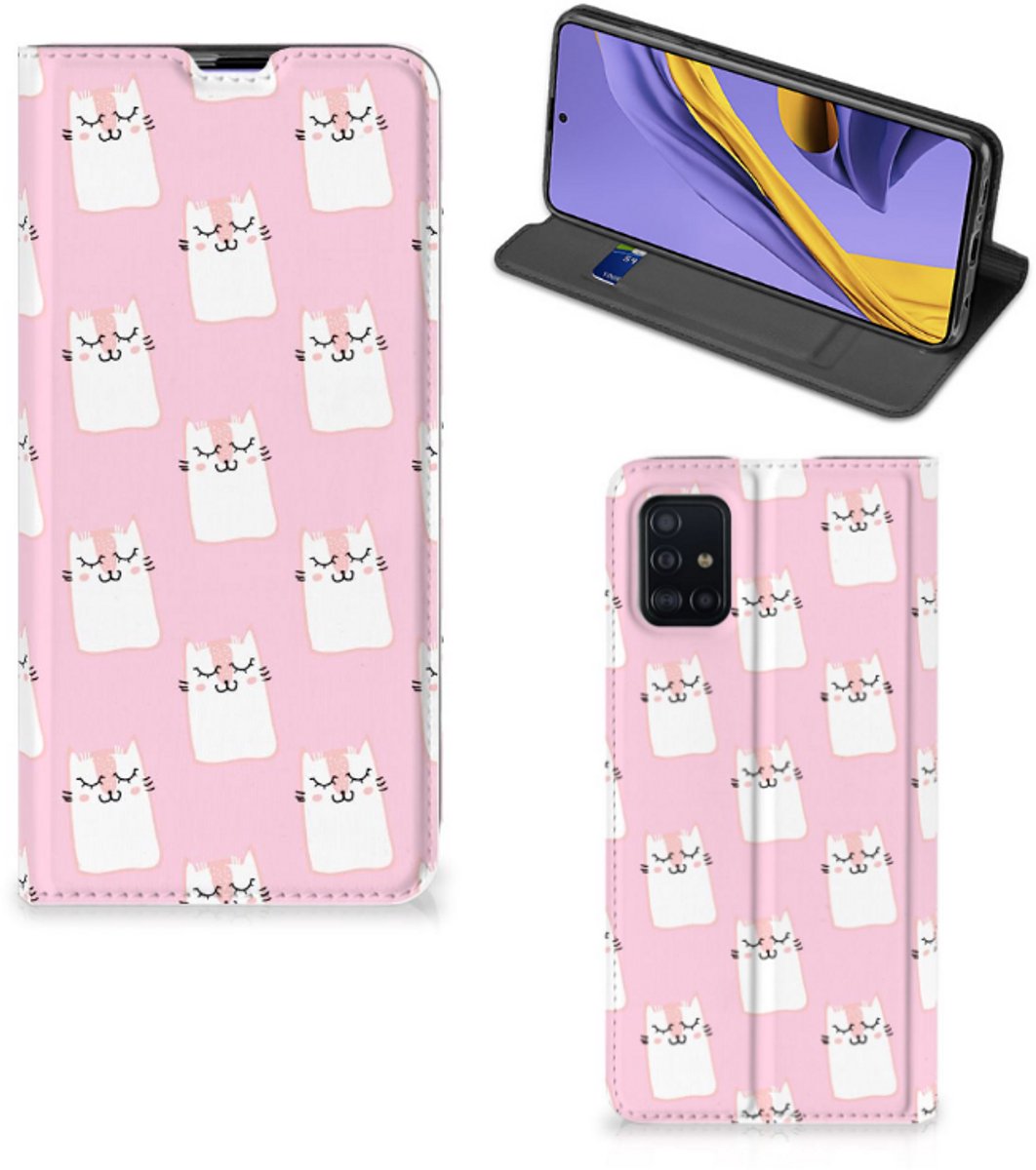 Samsung Galaxy A51 Hoesje maken Sleeping Cats
