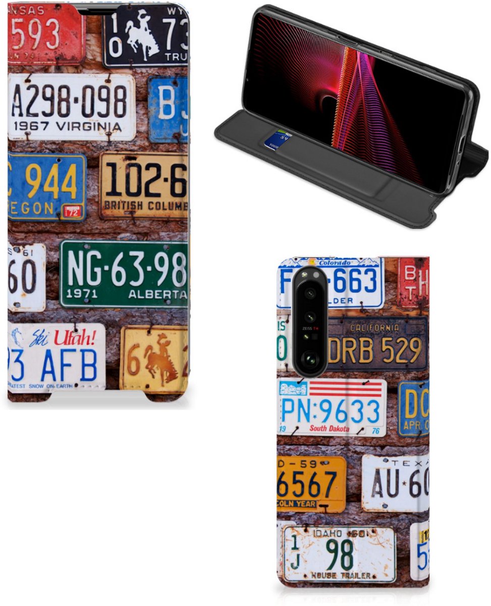 Sony Xperia 1 III Stand Case Kentekenplaten