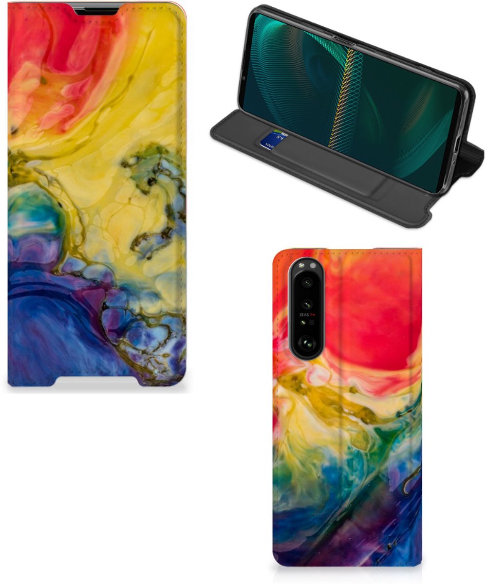 Bookcase Sony Xperia 5 III Watercolor Dark