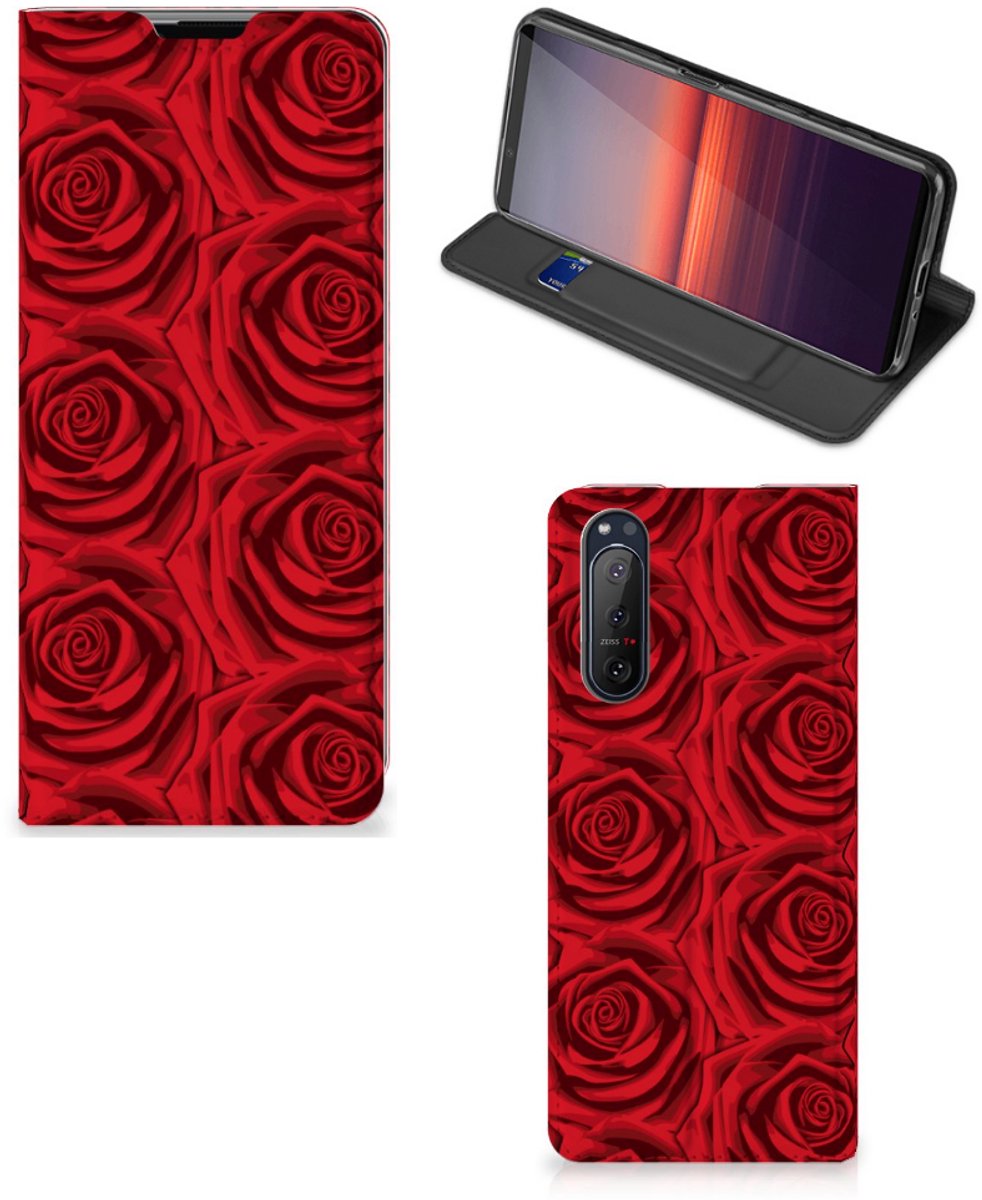 Sony Xperia 5 II Smart Cover Red Roses