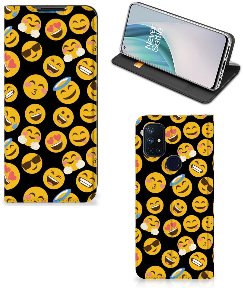 OnePlus Nord N10 5G Hoesje met Magneet Emoji