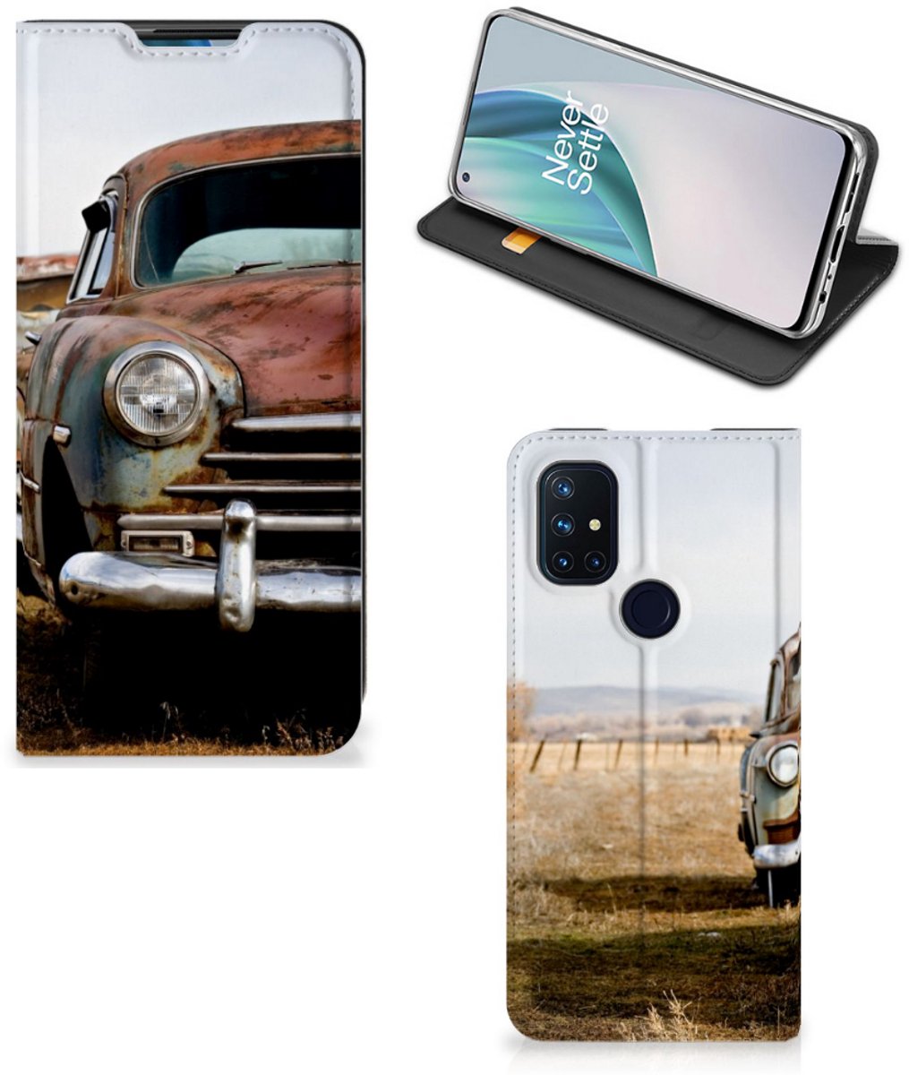 OnePlus Nord N10 5G Stand Case Vintage Auto