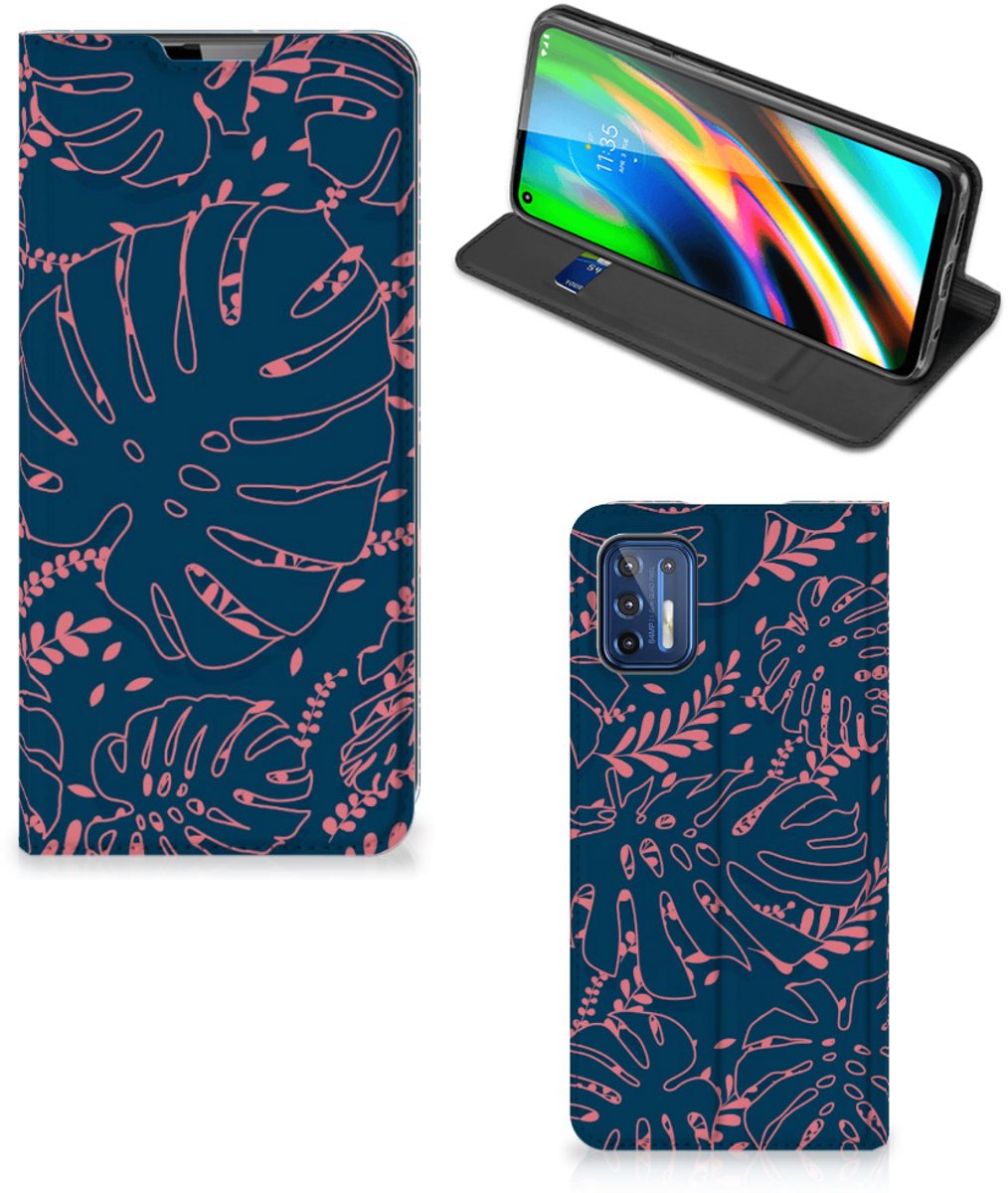 Motorola Moto G9 Plus Smart Cover Palm Leaves