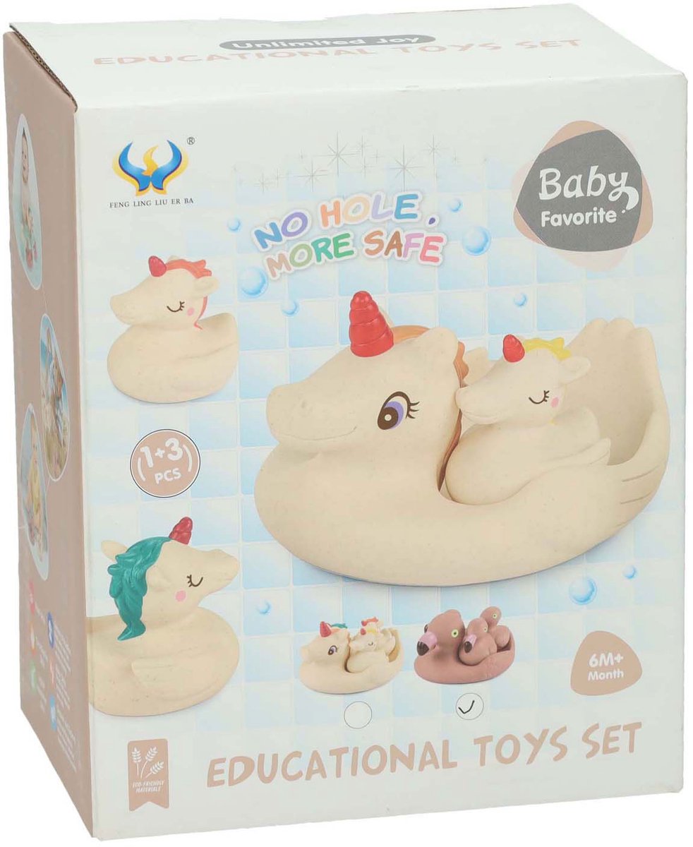 Baddieren Flamingo Familie, 4dlg