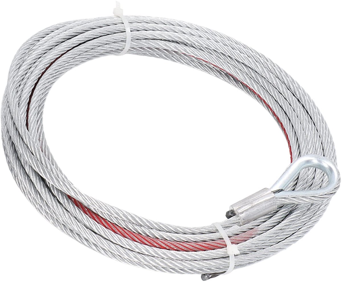 Dailygoods - Cosensi - Dailygoods - Dailygoody - Rvs lierkabel - 4500LBS - Duurzaam en roestbestendig - 5.5mm diameter - 10m lengte - Ideaal voor lieren en aanhangwagens - Geschikt voor ...