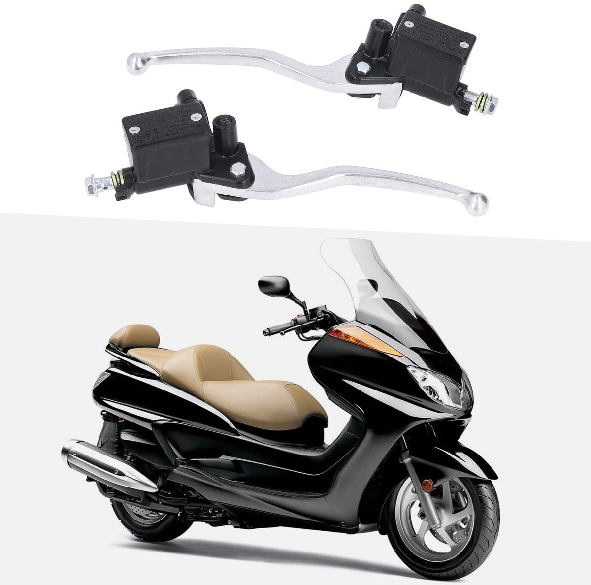 Dailygoods - Dailygoody - Remkoppelingscilinder - Motorfiets vervangingen - Hoogwaardig aluminium - Universeel geschikt voor 90cc 110cc - Remkoppelingshendel