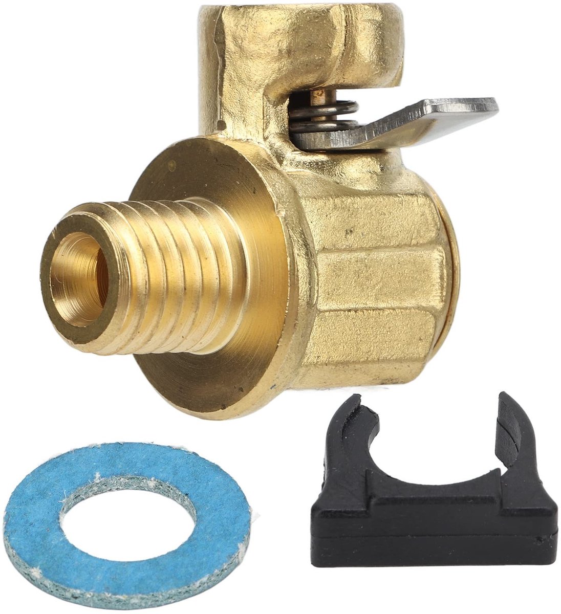 Dailygoods - Dailygoody - Motorolieaftapkraan - Aftapplug - Gemakkelijk in gebruik - M12-1.75 - Messing - Betrouwbare connector - Voor auto's en lichte vrachtwagen...