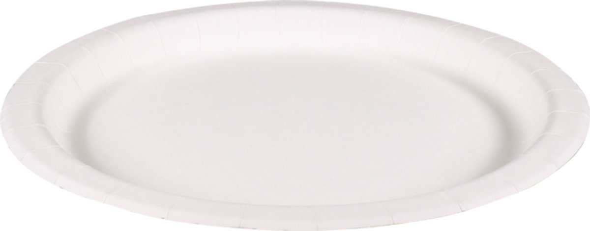 Biodore® Bord wit karton, diameter 220mm 800stuks (521025)