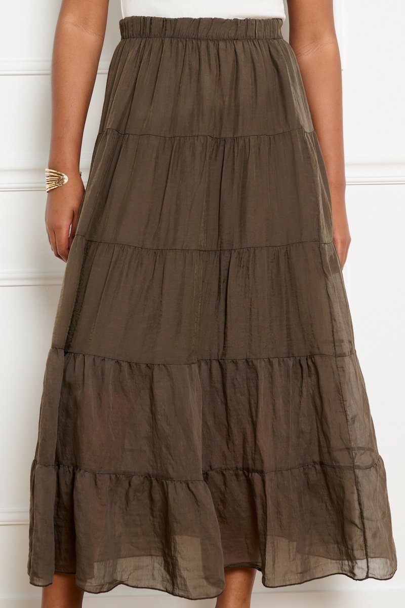 LolaLiza Rok J Ilaria 07101530 3720 Brown Dark Chocolate Dames Maat - L