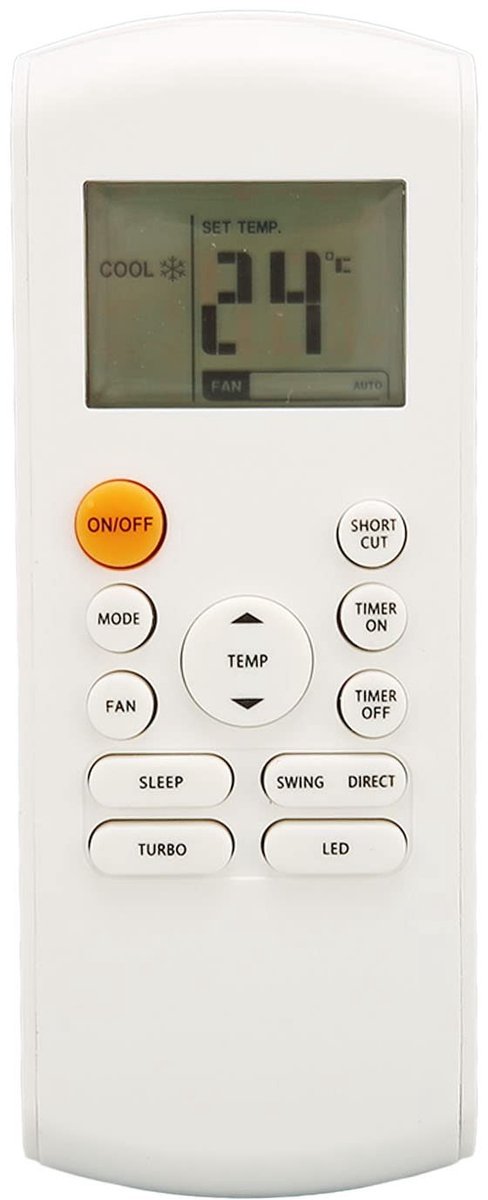 Dailygoods - Universele Afstandsbediening voor Airconditioner
