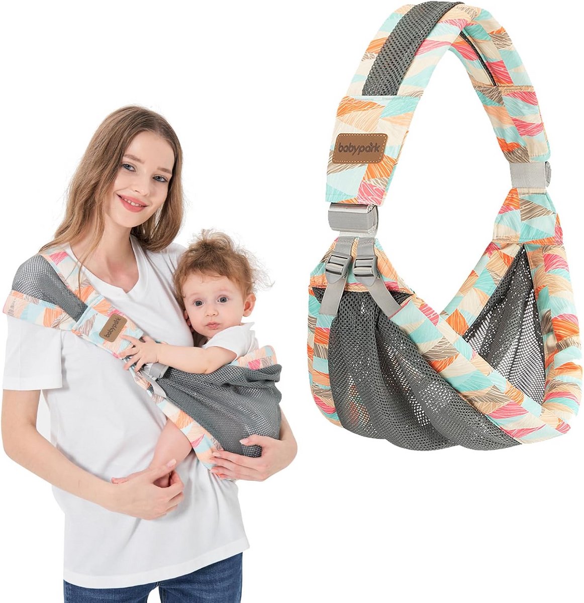 Draagdoek Baby - Ergonomische Draagzak - 0-36 Maanden - Babygroei