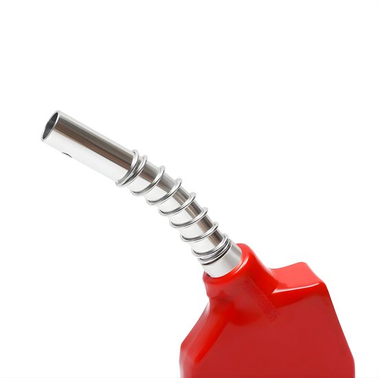 Zelfaanzuigende Diesel Pomp - 45 L/min - 12V Brandstofpomp - Met Verwarming Olie Pomp en Pistool - Voor Mobiele Tankstations - Rood — afbeelding 5