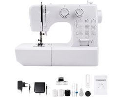 Elektrische Naaimachine Huishoudelijk - 45 Stikpatronen - Elektrische dubbeldraads naaimachine - Naaiset - Sewing Machine Beginners Set - Voor Beginners & Gevorderden