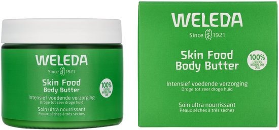 WELEDA Skin Food - Body Butter - Verzorgt Droge Huid Van Top Tot Teen - Voedt De Droge Huid Langdurig - Herstelt Barrièrefunctie Van De Huid - 100% Natuurlijke Ingrediënten - 150ml