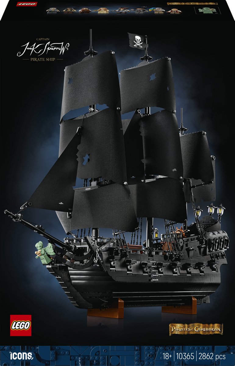 LEGO® Icons Pirates of the Caribbean - Het Piratenschip van Kapitein Jack Sparrow - 10365