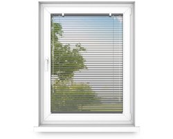 time4blinds - Binnenjaloezieën Zonder Boren - Aluminium Jaloezieën - Aluminium Rolgordijnen voor Woonkamer, Slaapkamer, Keuken, Kantoor - me