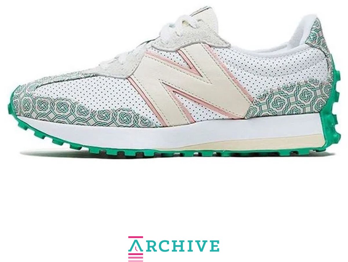 Casablanca X New Balance 327 ‘ ‘ Sneakers Unisex Wit