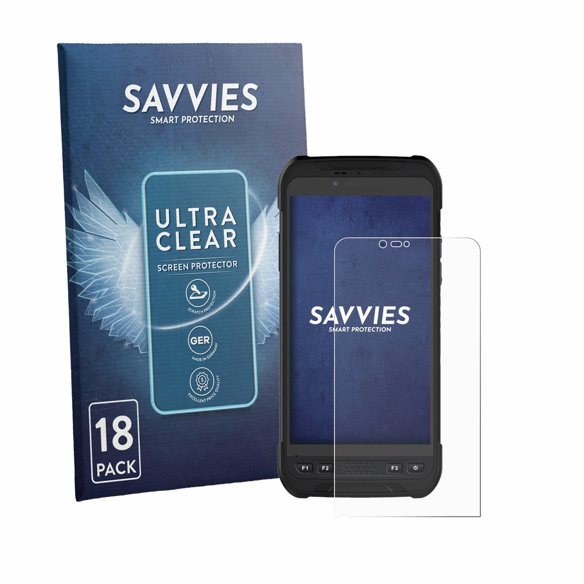 Savvies - Screenprotector voor Stonex S60 - Folie Beschermfolie transparant 18 Stuks