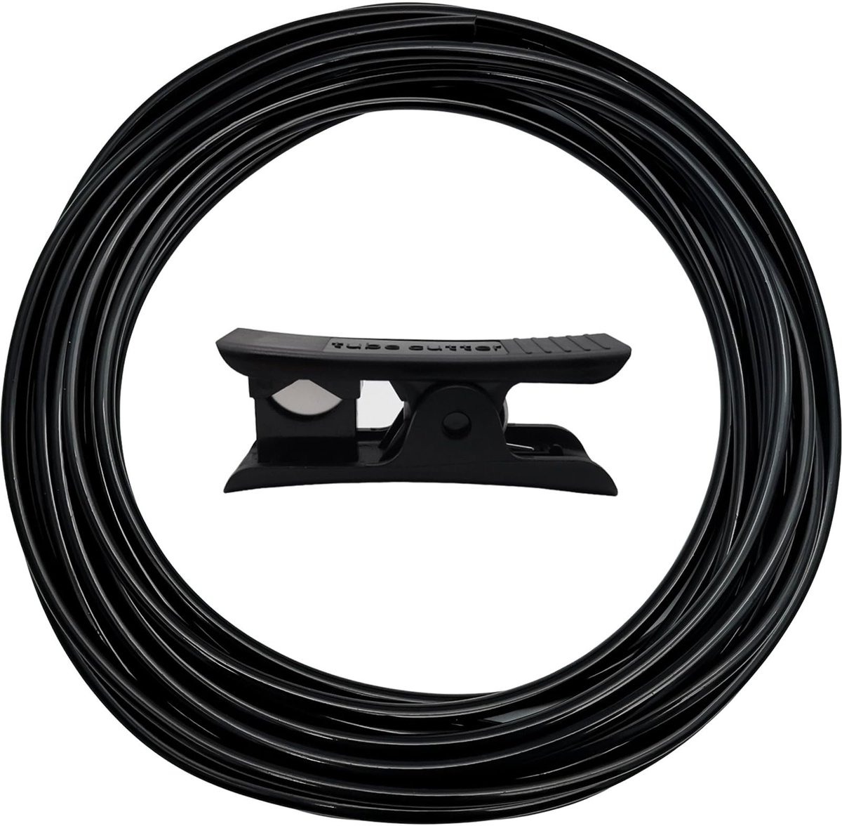 Dailygoods - Dailygoody - Irrigatieslang - Druppelirrigatie - Flexibel en duurzaam - Zwart - Tuinirrigatie - Geschikt voor gazon en landbouw - 10 meter