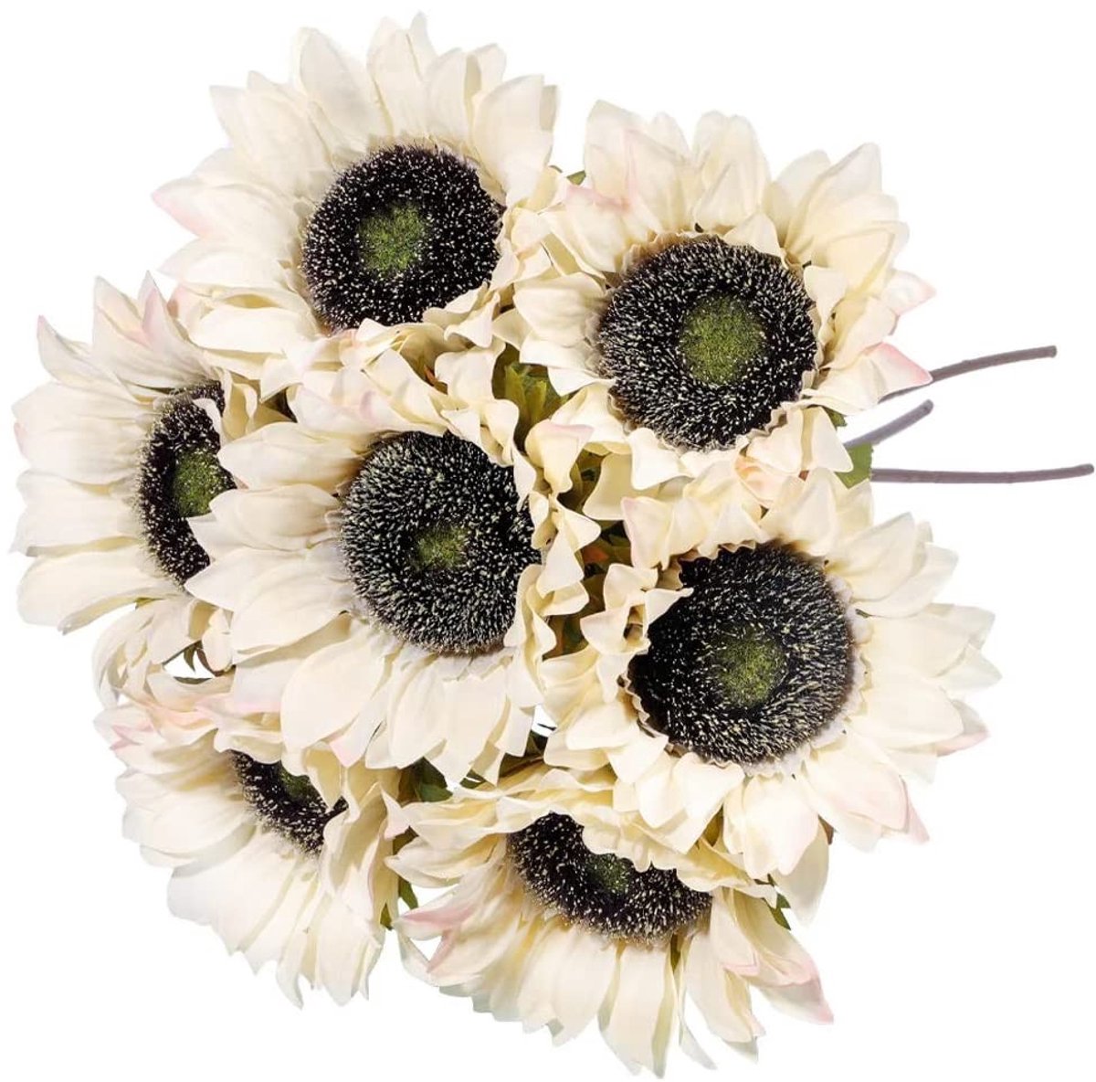 Dailygoods - Dailygoody - Kunstmatige Zonnebloemen - Herfstdecoraties - Lange Stelen - Hoge Vazen - Bruiloftsarrangementen - 7 Stuks