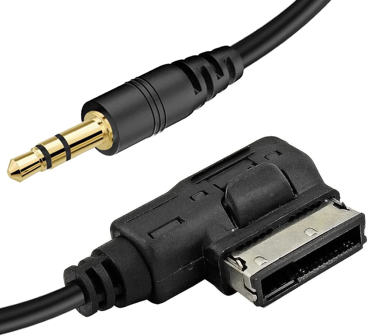 Dailygoods - Dailygoody - AUX Kabel - 3.5mm Jack Adapter - Geschikt voor Audi en Volkswagen - Hoge geluidskwaliteit - Makkelijk te gebruiken - Ideaal voor autoradi