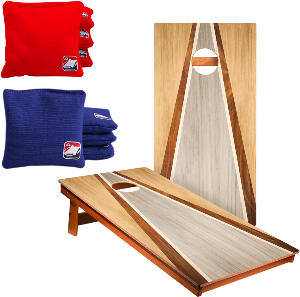 Cornhole Starter Set (60 x 120cm) - 2 boards and 2x4 bags