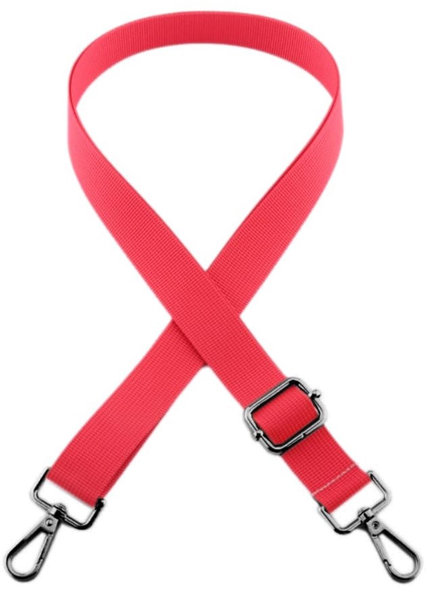 Dailygoods - 2 Verstelbare Tasriemen voor Schoudertassen in Rood