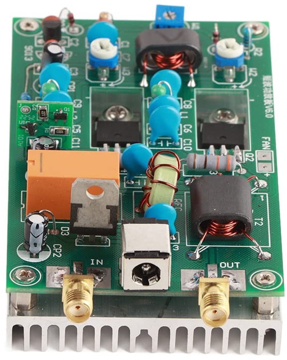 Dailygoody - OmGoods - Dailygoody - Kortegolf Eindversterker - Audioversterkerkaart - Automatisch Schakelend - Aluminiumlegering - 30W Eindversterkerkaart - Geschikt voor DC...