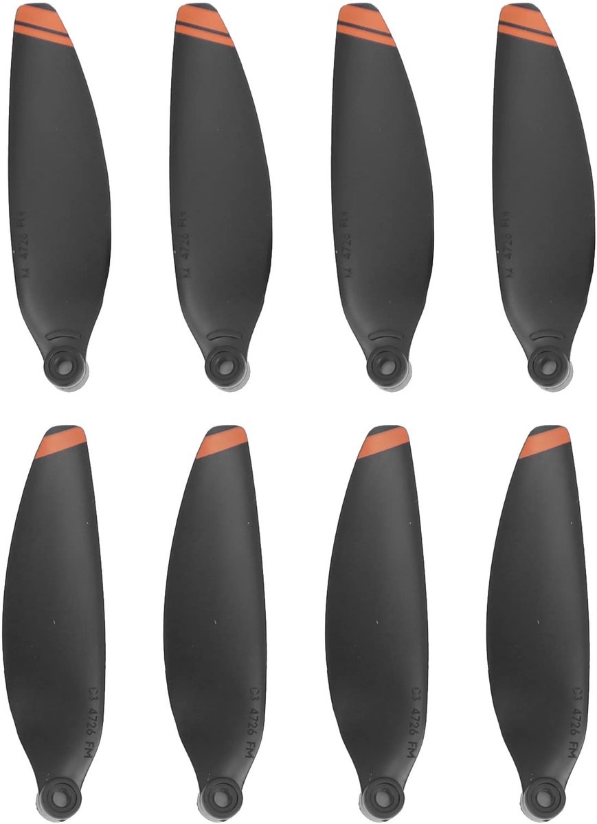 Dailygoody - Droneblad Propellers - Geluidsarm en Lichtgewicht - Oranje Rand - Mini Drone Reserveonderdelen - Ideaal voor Mini 2