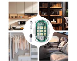 Auto Interieur Verlichting - Sfeerlamp LED - Lezen in Auto - USB Oplaadbaar - Compact Formaat - Wit