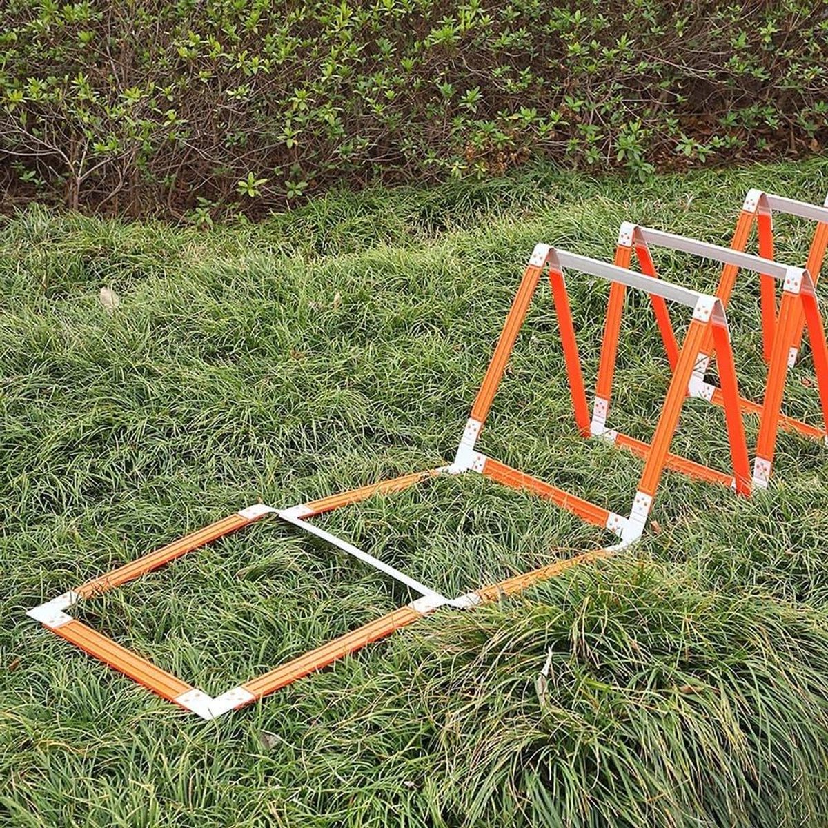 Opvouwbare Trainingsladder - Voetbal Ladder - Verbeteren Voetwerk - Duurzaam PP Materiaal - 10 Tralies - Zwart