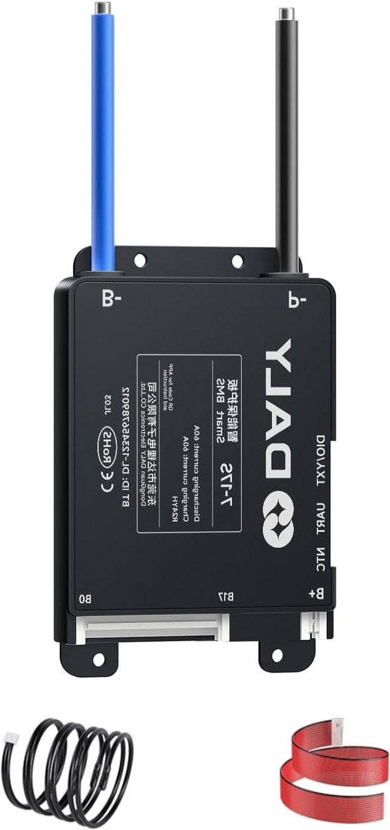 Batterij Management Systeem - BMS Board - Accu Bescherming - Ingebouwde Bluetooth - 60A 7S-17S - Groen