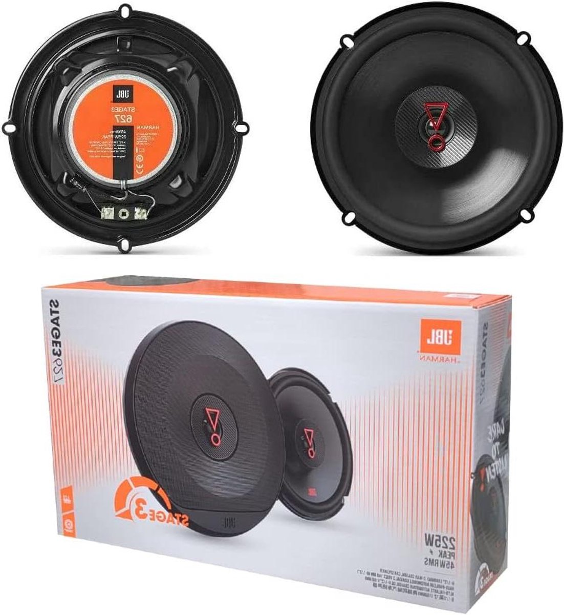 Auto Luidsprekers - Coaxiale Speakers - Muziek Luisteren - 2-Weg Systeem - 16 cm - Zwart