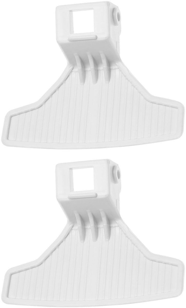 Dailygoody - Wasmachinedeurklinkhendel - Vervangende accessoires - Wit - Compatibel met Beko wasmachines - Probleemloze installatie - Set van 2