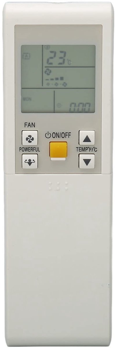 Dailygoody - Airconditioner Afstandsbediening - Vervangend - Geschikt voor verschillende modellen - Gebruiksvriendelijk - Ideaal voor thuisgebruik - C