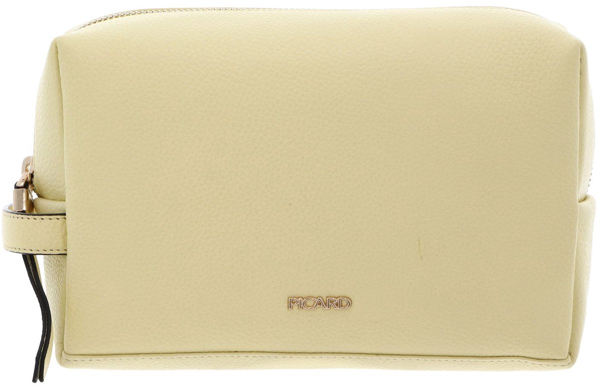 PICARD toilettas Java 1 Toiletry Bag Vanilla Lichtgeel