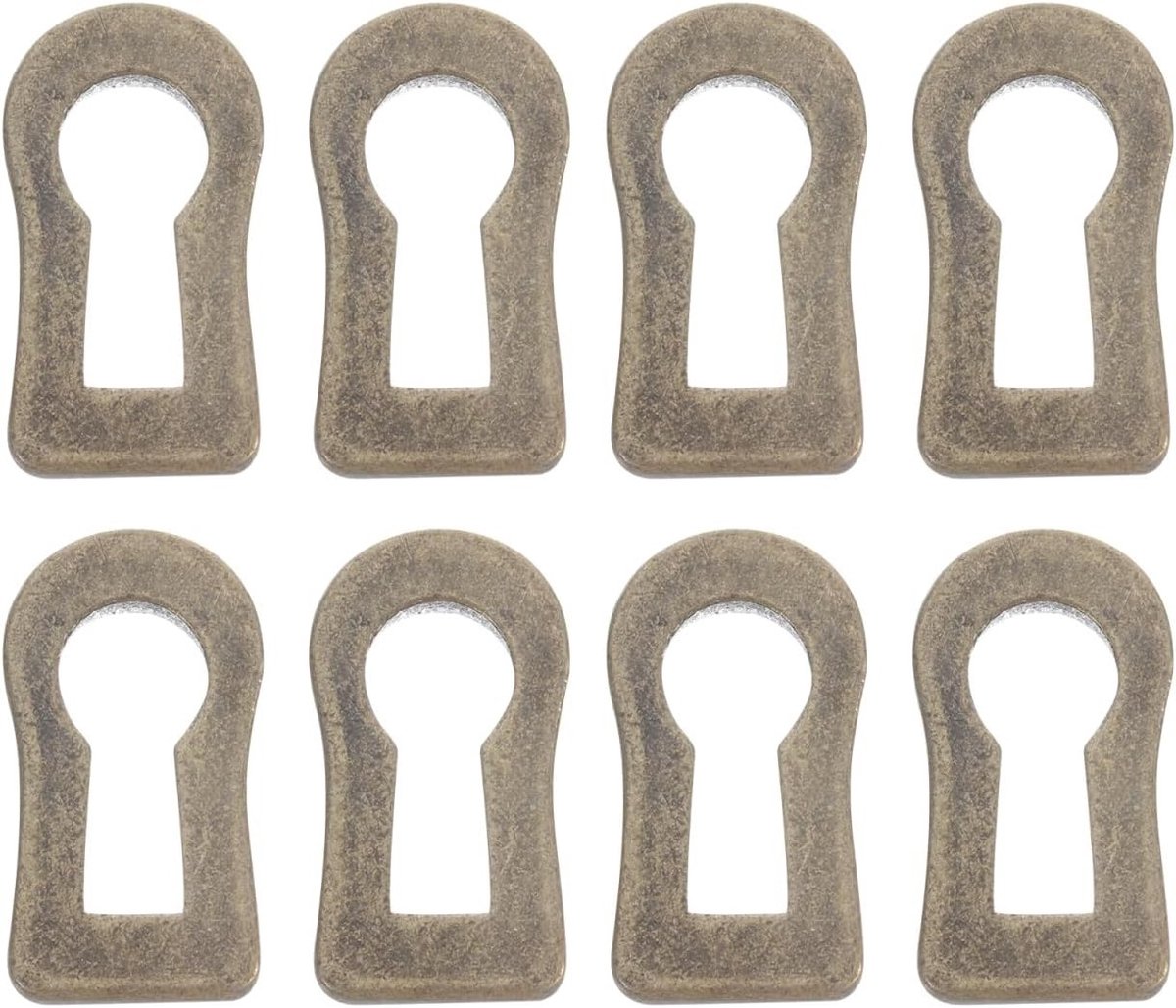 Set van 10 Decoratieve Sleutelgat Covers voor Meubels, Bescherming voor Lades en Kasten, Vintage Interieur Accessoires