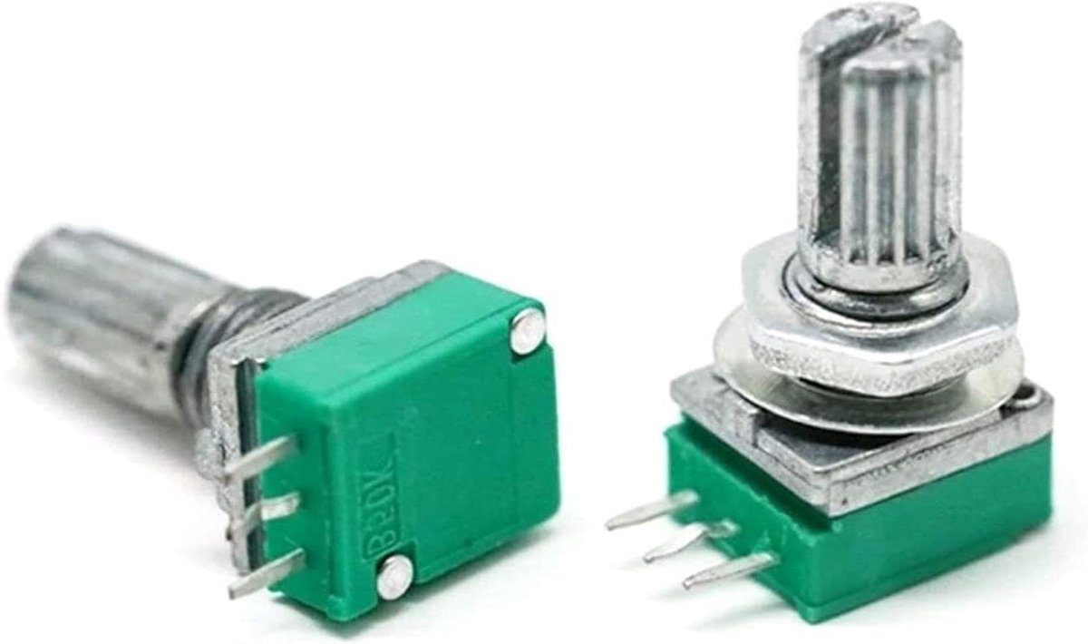 Potentiometer Set - Variabele Weerstand - Audio Aanpassen - Drie Pin Ontwerp - 5 Stuks - B1k Ohm