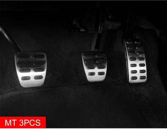 Pedaalhoezen Set - Auto Accessoires - Verbeter Rijervaring - Antislip Ontwerp - 3 Stuks - Zwart — afbeelding 4