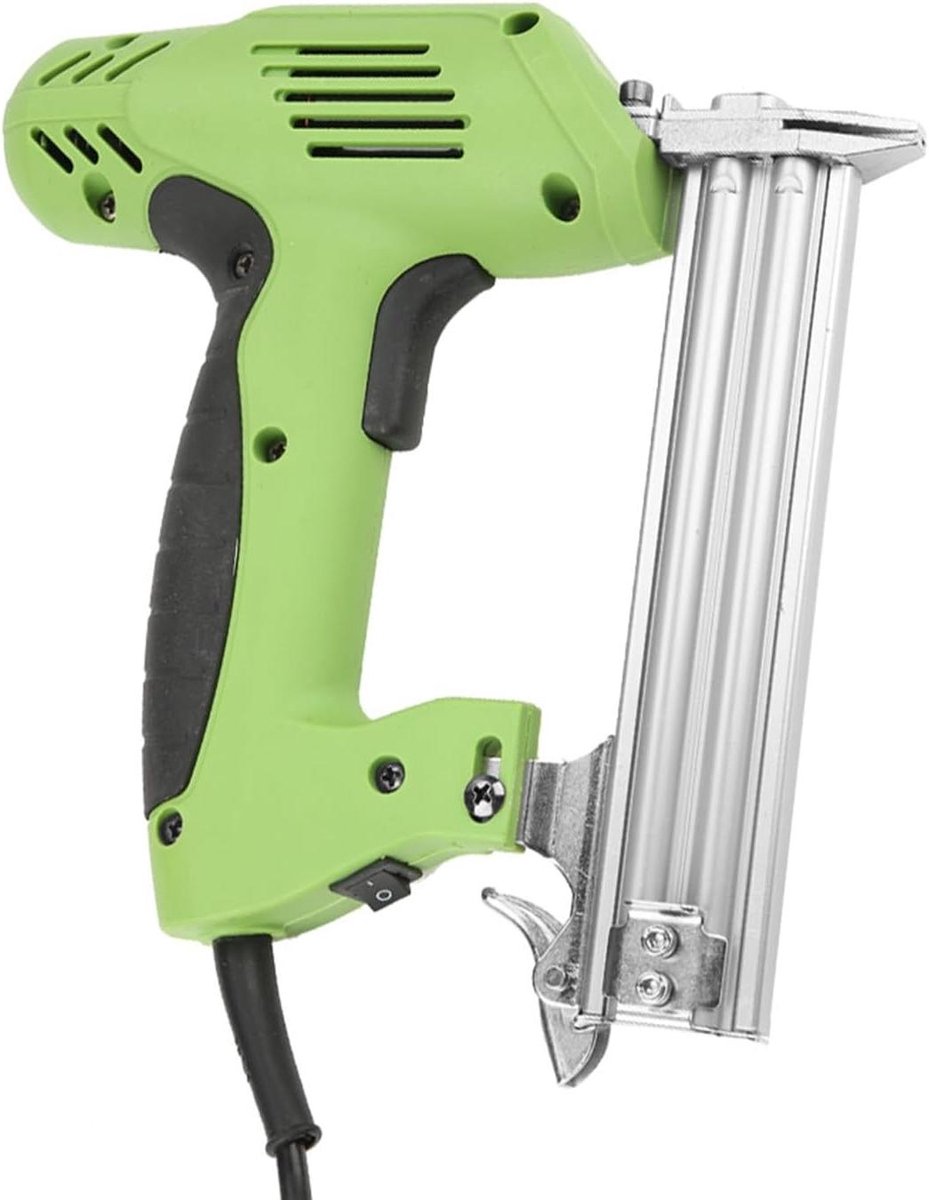 Elektrisch Nietpistool - Brad Tacker - Meubels Bevestigen - Lichtgewicht Duurzaam - 30 mm Nagels - Zwart