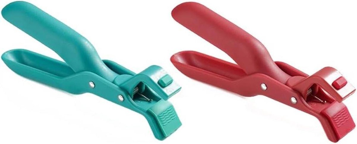 Hete Kom Grijper - Panhouder Clip - Veilig Koken - Antislip Grip - 2 Stuks - Zwart
