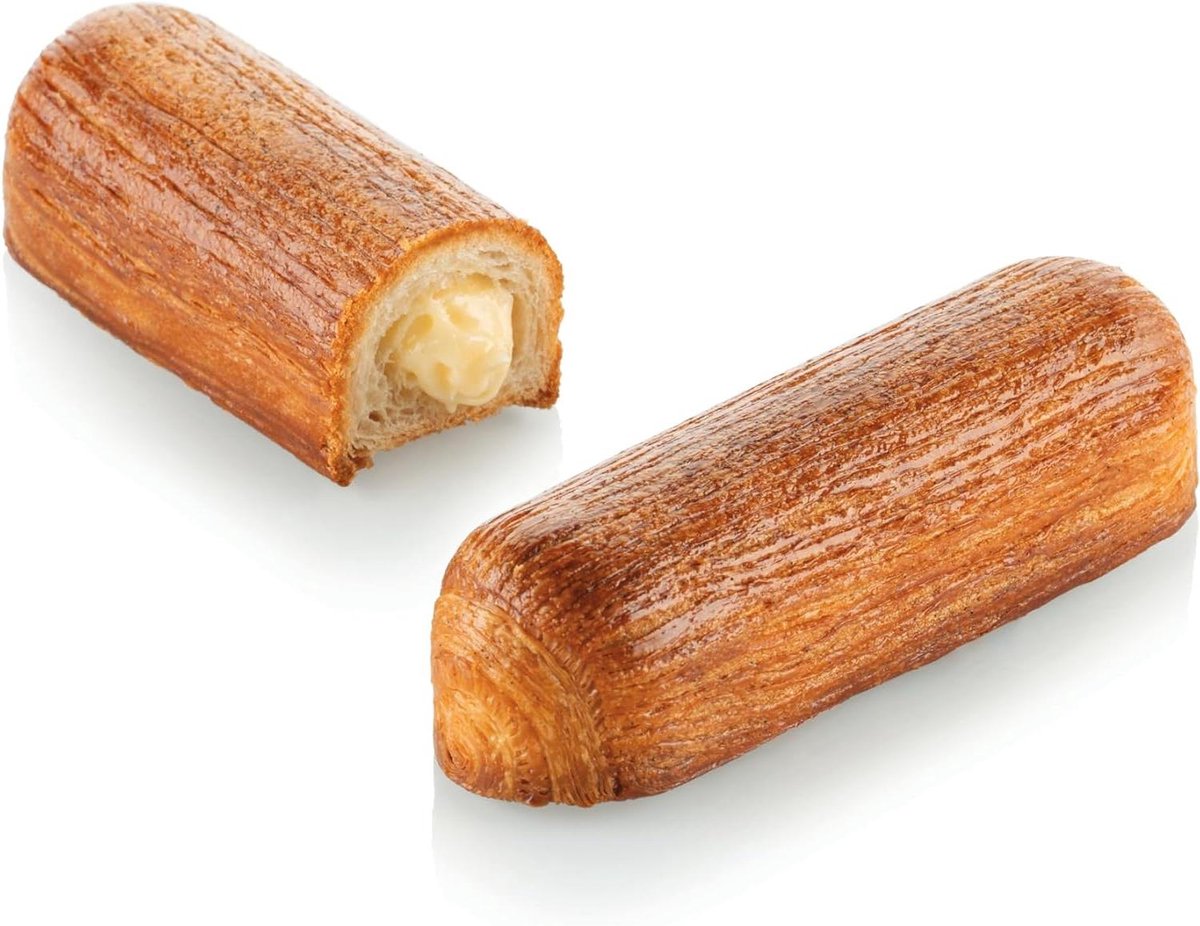 Bakvorm Eclair - Gebak Mallen - Zelf Bakken - Hittebestendig tot 230°C - 130 x 40 cm - Grijs