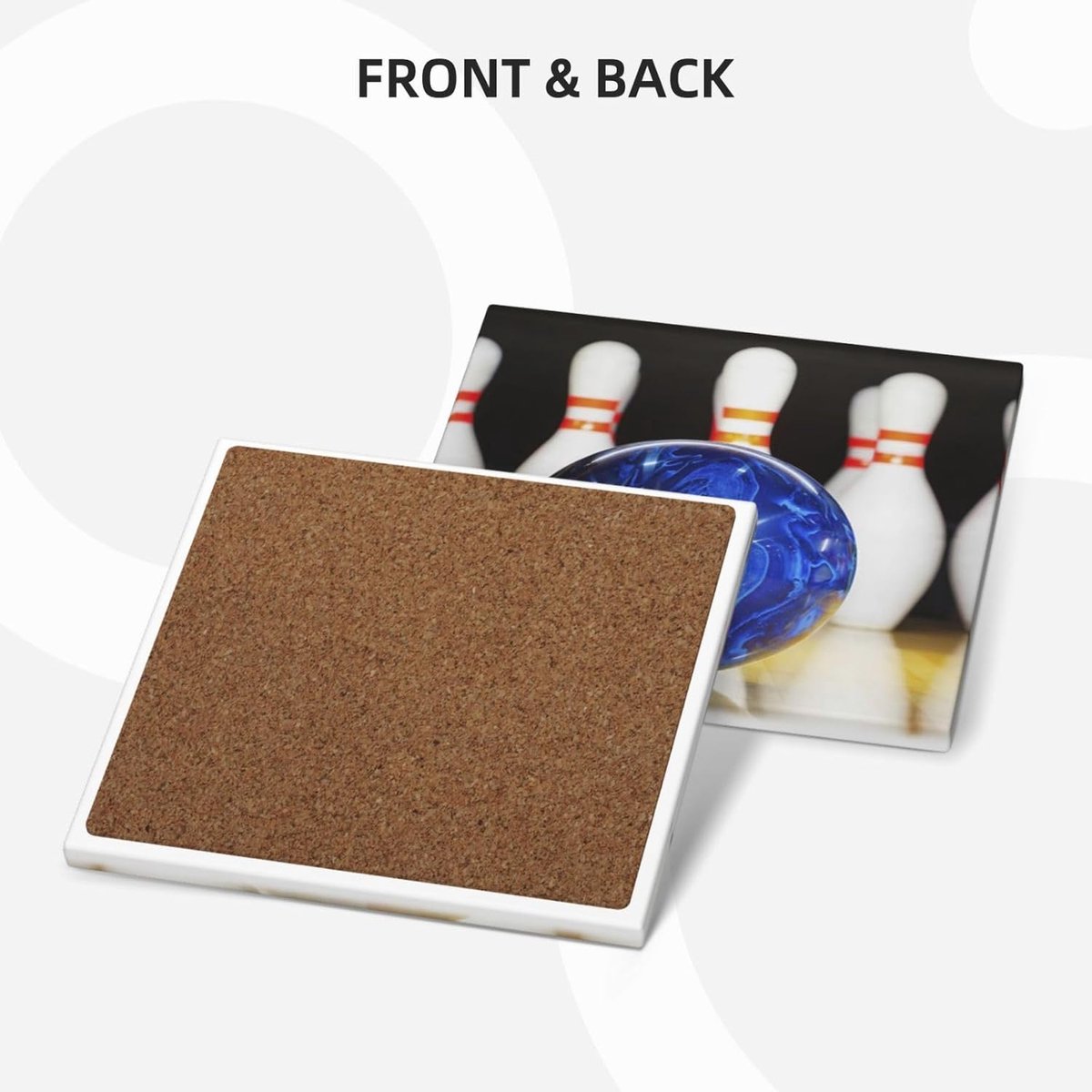Keramische Onderzetters - Set van 4 - Dranken Beschermen - Hoge Absorptie - 10.3 cm - Meerdere Kleuren